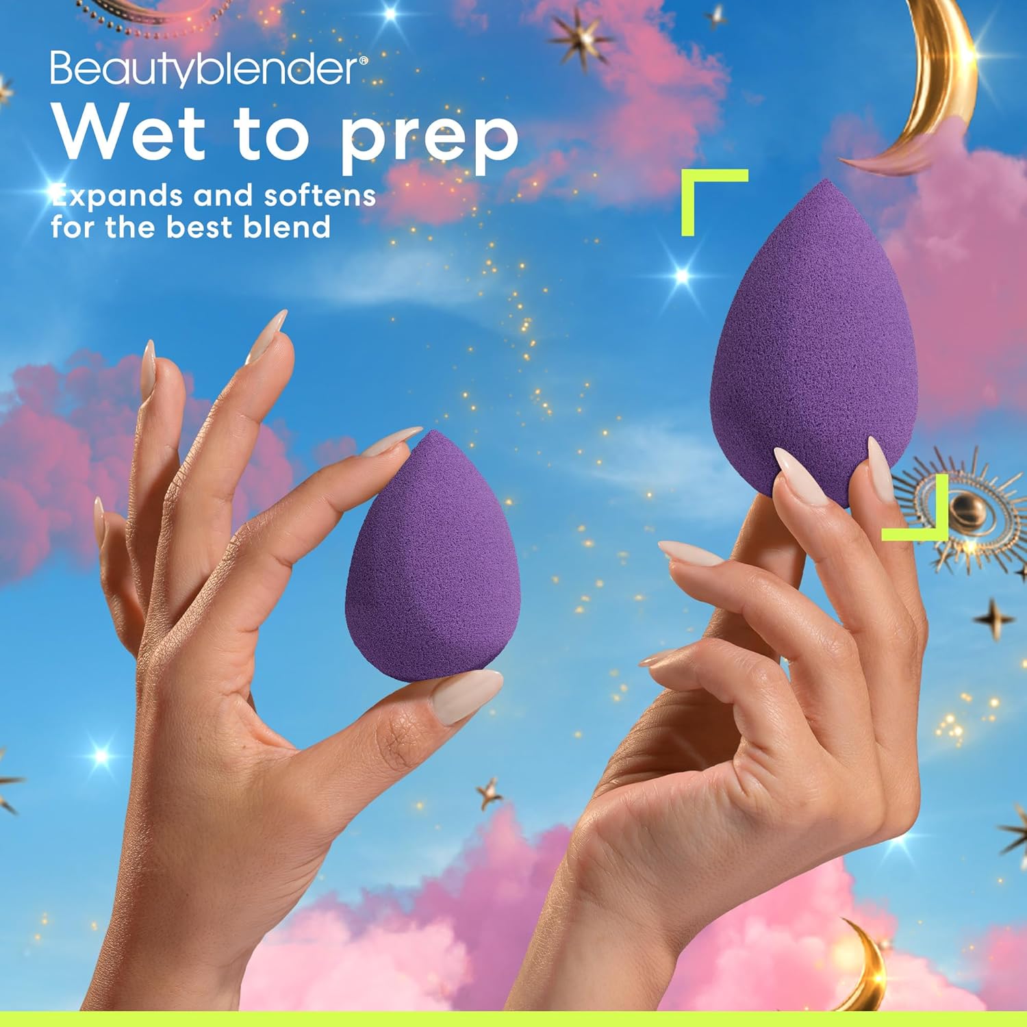 Beautyblender® | Eclipse Beauty Blender 2-Piece Blend Set | Blend & Store Set Includes 1 Makeup Sponge and 1 Nest, Vegan & Cruelty Free, Made in the USA