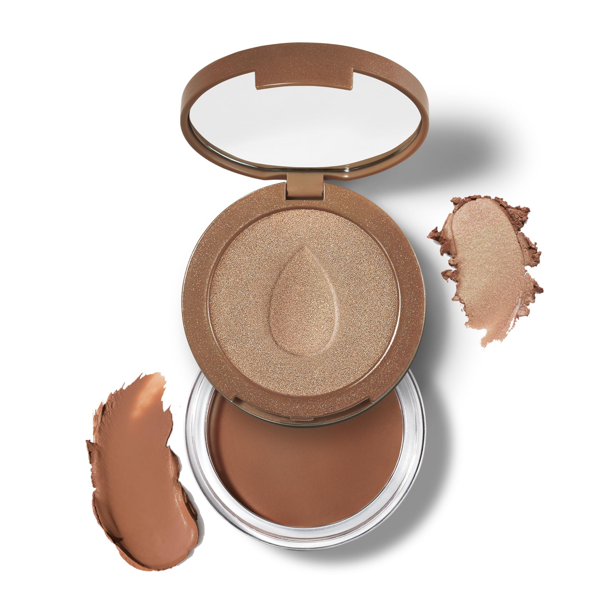 Beautyblender® Bounce™ Magic Fit Creamy Bronzer & Highlighter Duo - Pearl/Buff
