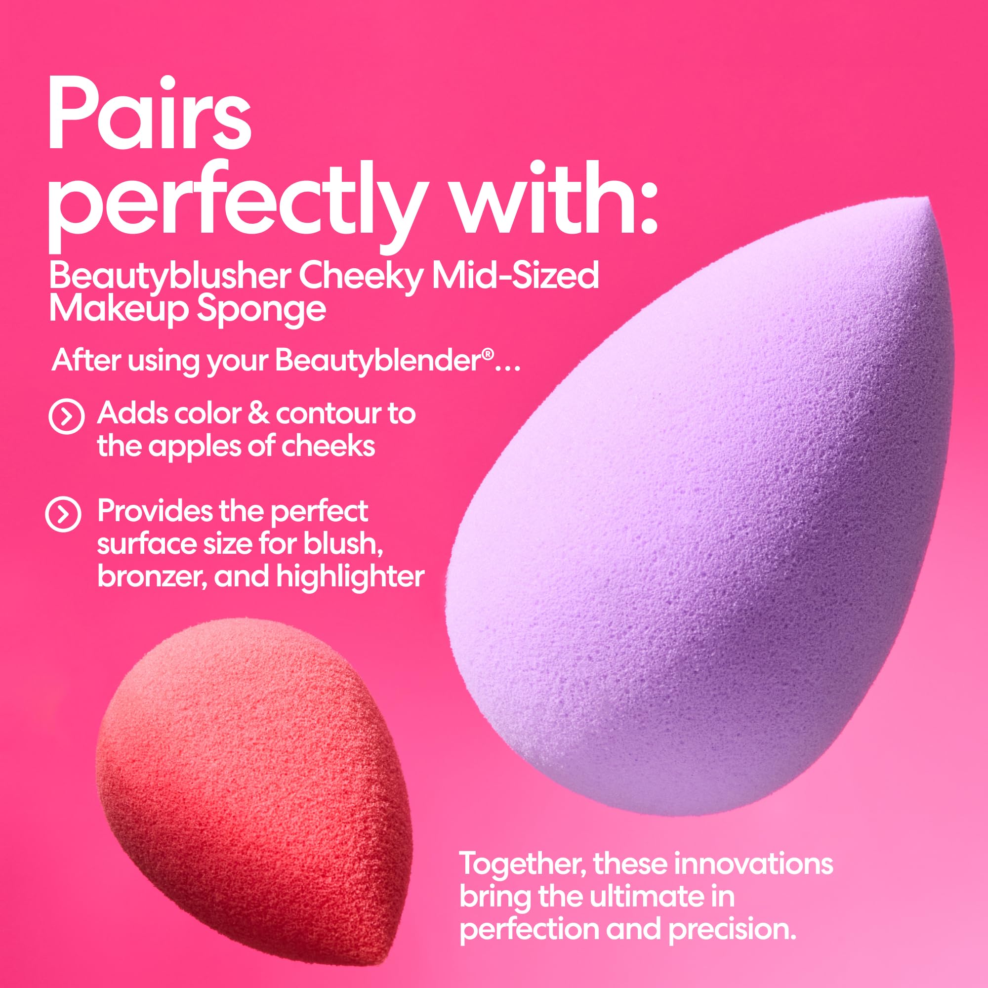 Beautyblender® | Bubble Beauty Blender Makeup Sponge, Super-Soft Foam Easily Blends Foundations, Powders & Creams, Made in USA, Reusable, Washable, Streak Free Application, Vegan, Cruelty Free
