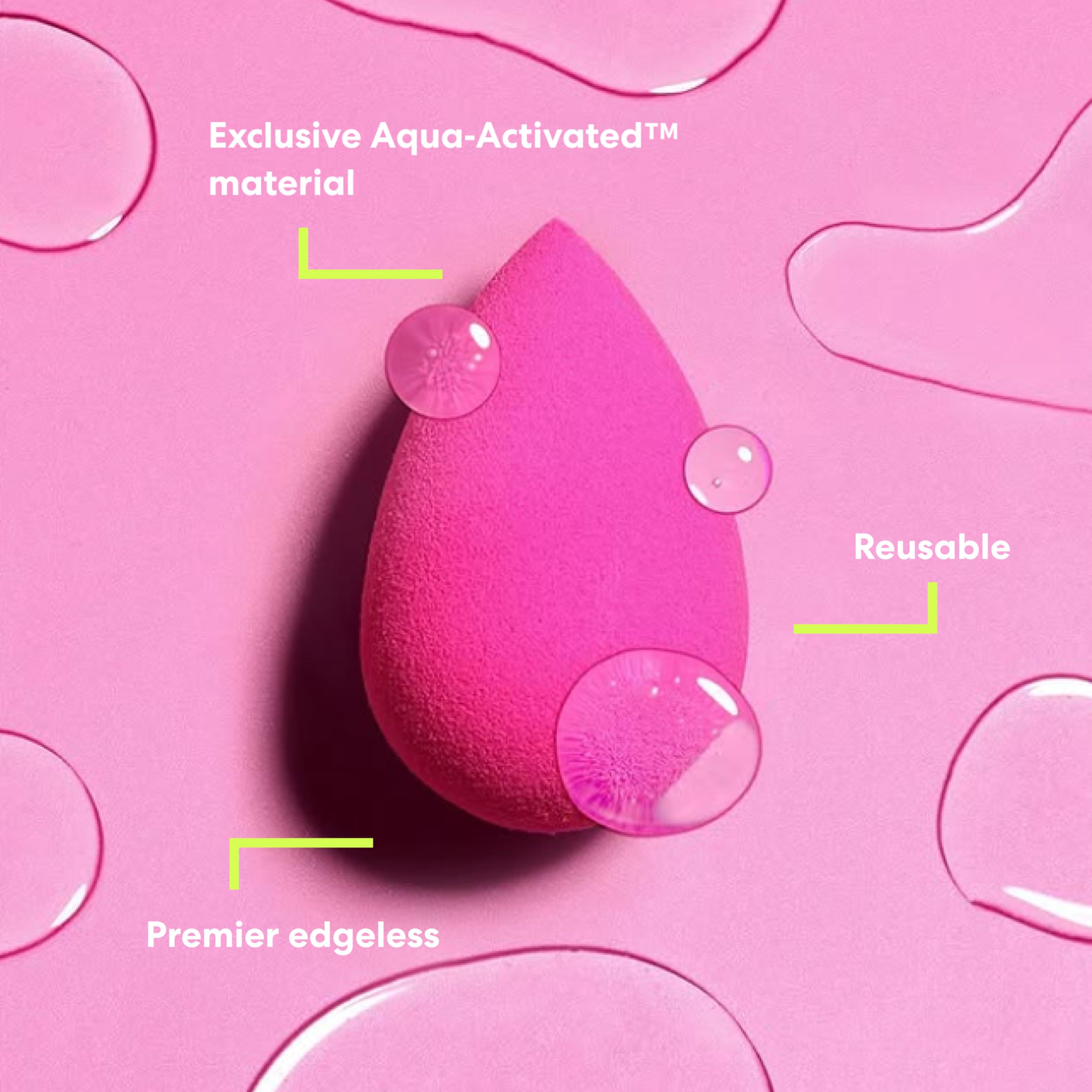Beautyblender® | Original Pink Beauty Blender 2-Piece Bundle for Blending Foundations, Powders, and Creams, Super-Soft Foam for Streak-Free Application, Made in the USA, Reusable, Washable