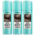 L'Oreal Paris Root Cover Up Hair Color Touch Up Spray, Medium Brown, 2 Ounce (Pack of 3)
