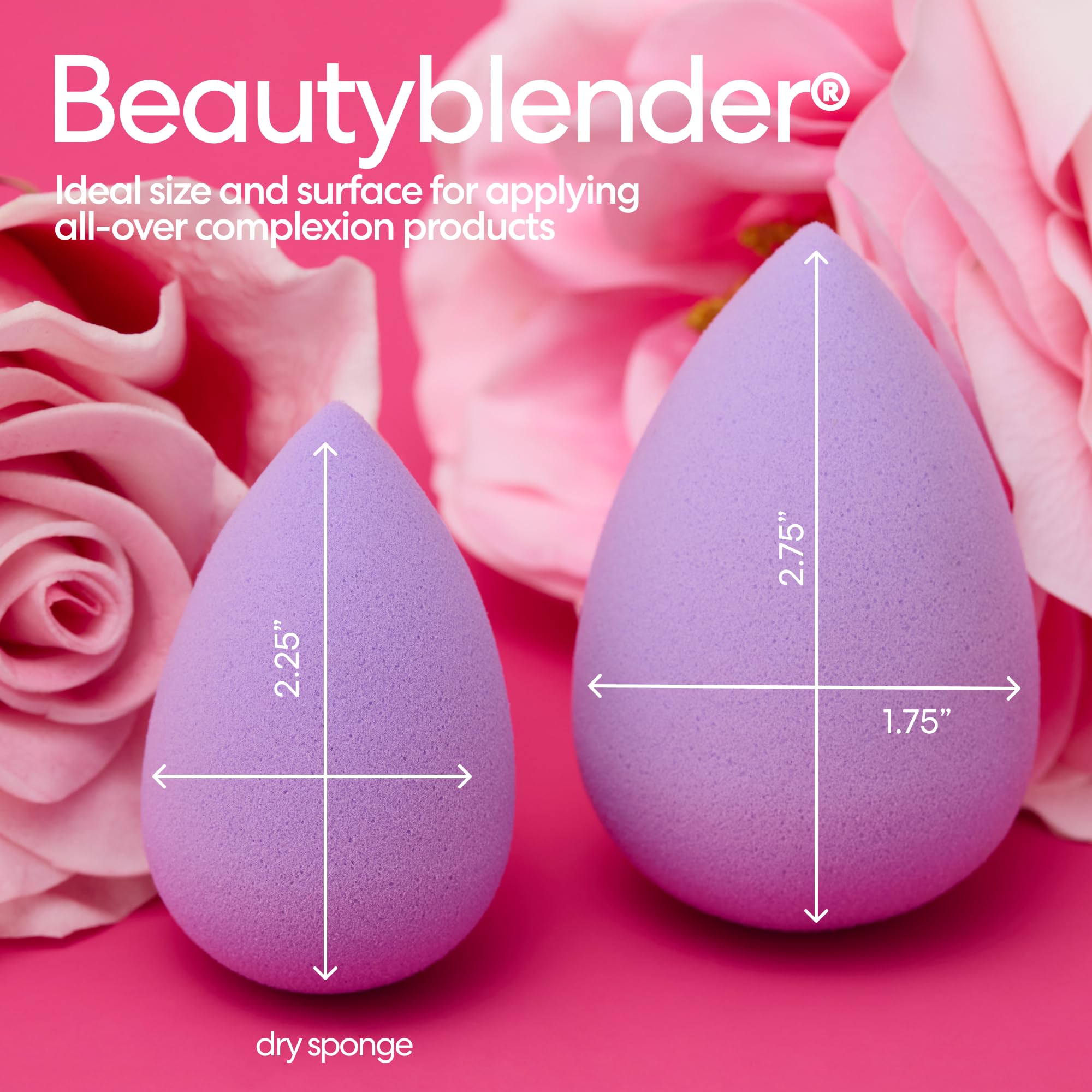 Beautyblender® | Bubble Beauty Blender Makeup Sponge, Super-Soft Foam Easily Blends Foundations, Powders & Creams, Made in USA, Reusable, Washable, Streak Free Application, Vegan, Cruelty Free