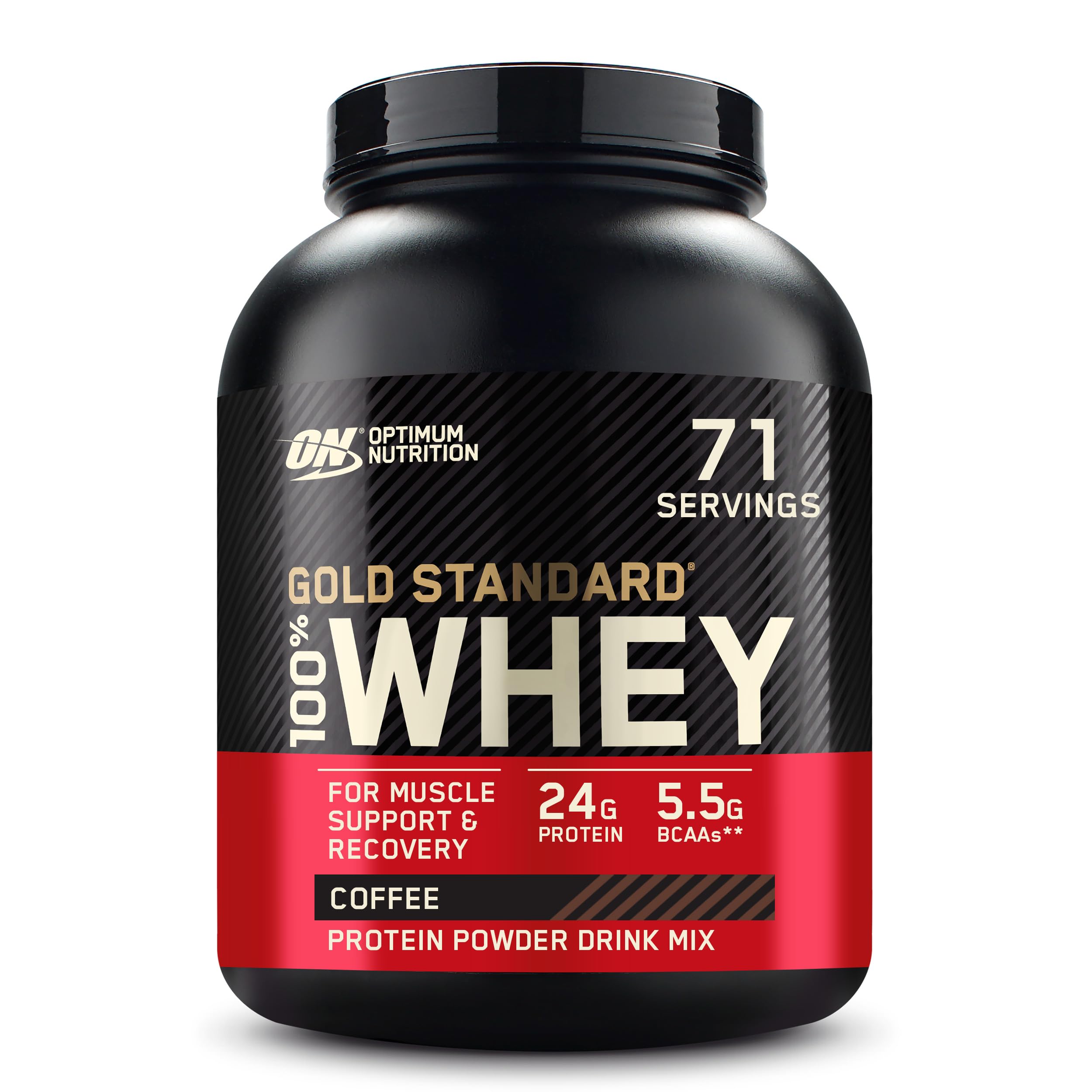 Optimum Nutrition Gold Standard 100% Whey Protein Powder, Vanilla Ice Cream, 2 Pound (Packaging May Vary)