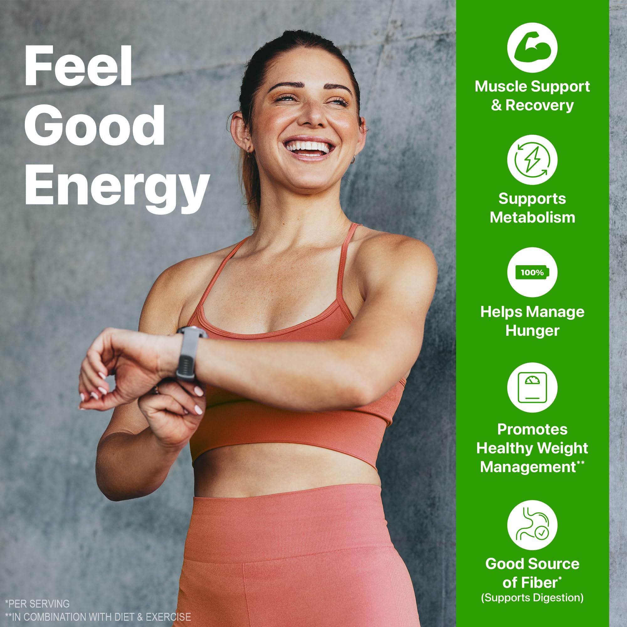 Orgain Organic Vegan Protein Powder, Vanilla Bean - 21g Plant Protein, 6g Prebiotic Fiber, No Lactose Ingredients, No Added Sugar, Non-GMO, For Shakes & Smoothies, 2.03 lb (Packaging May Vary)
