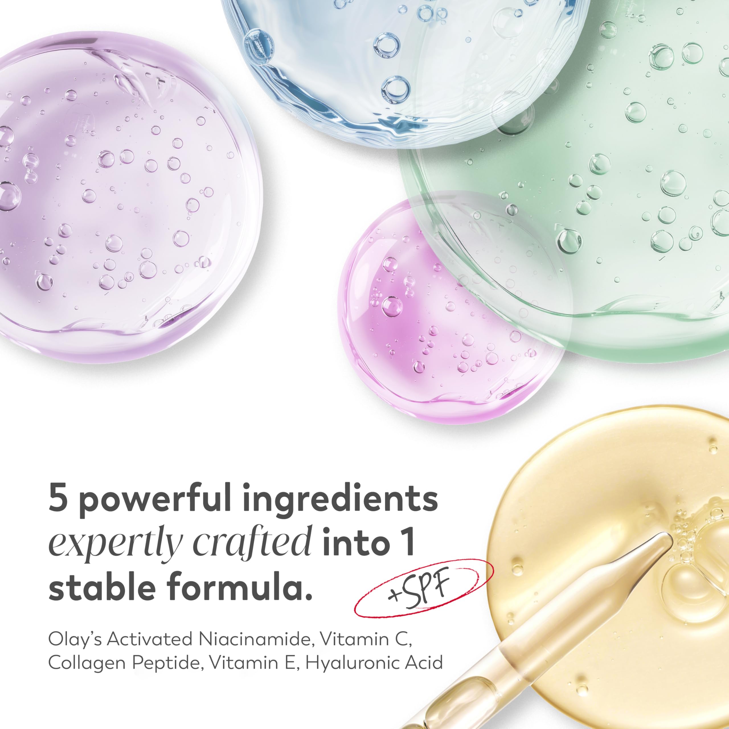 Olay Super Cream with Sunscreen SPF 30, Fragrance Free Lightweight Face Moisturizer with Sun Protection, 5-in-1 Skin Care - Hydrating, Brightening, Firming - Niacinamide, Vitamin C, Collagen, 1.7 oz