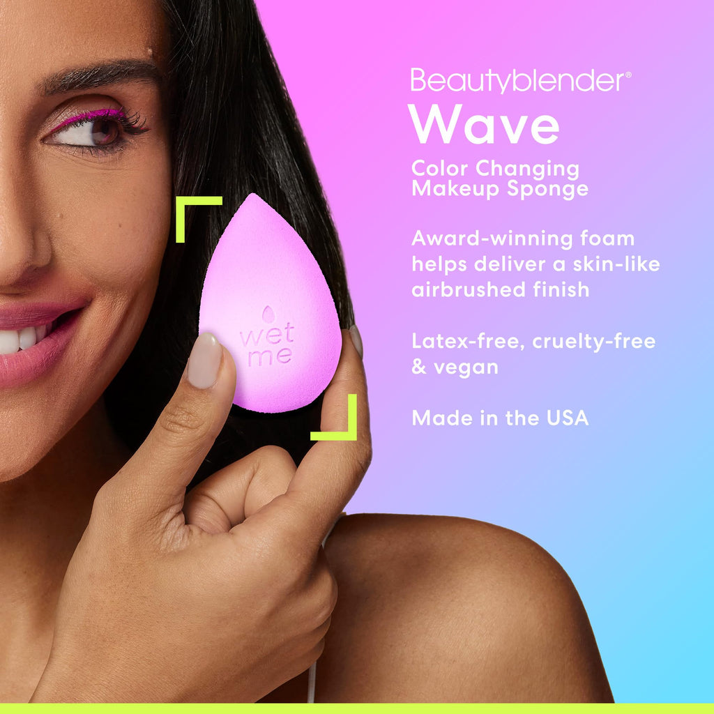 Beautyblender® | Bubble Beauty Blender Makeup Sponge, Super-Soft Foam Easily Blends Foundations, Powders & Creams, Made in USA, Reusable, Washable, Streak Free Application, Vegan, Cruelty Free