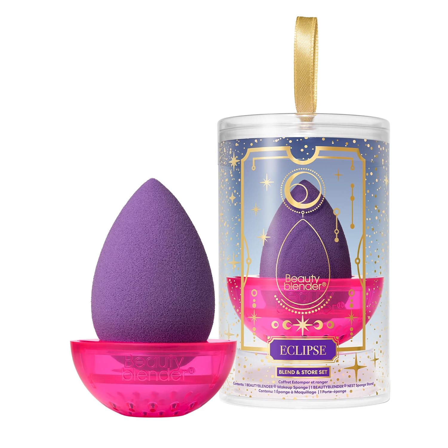 Beautyblender® | Eclipse Beauty Blender 2-Piece Blend Set | Blend & Store Set Includes 1 Makeup Sponge and 1 Nest, Vegan & Cruelty Free, Made in the USA