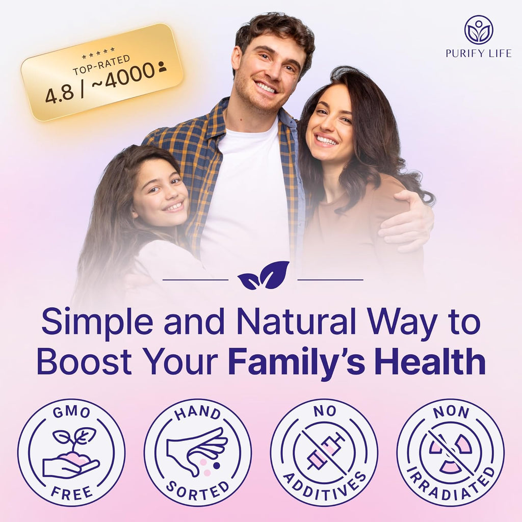 Certified USDA - 100% Organic Dried Elderberries - 1lb Bulk - Non-Irradiated, Non-Gmo, Whole Black Elderberry Immune Support For Making Elder Syrup, Gummies, Tea - Raw Vegan Sambucus 1 Pound