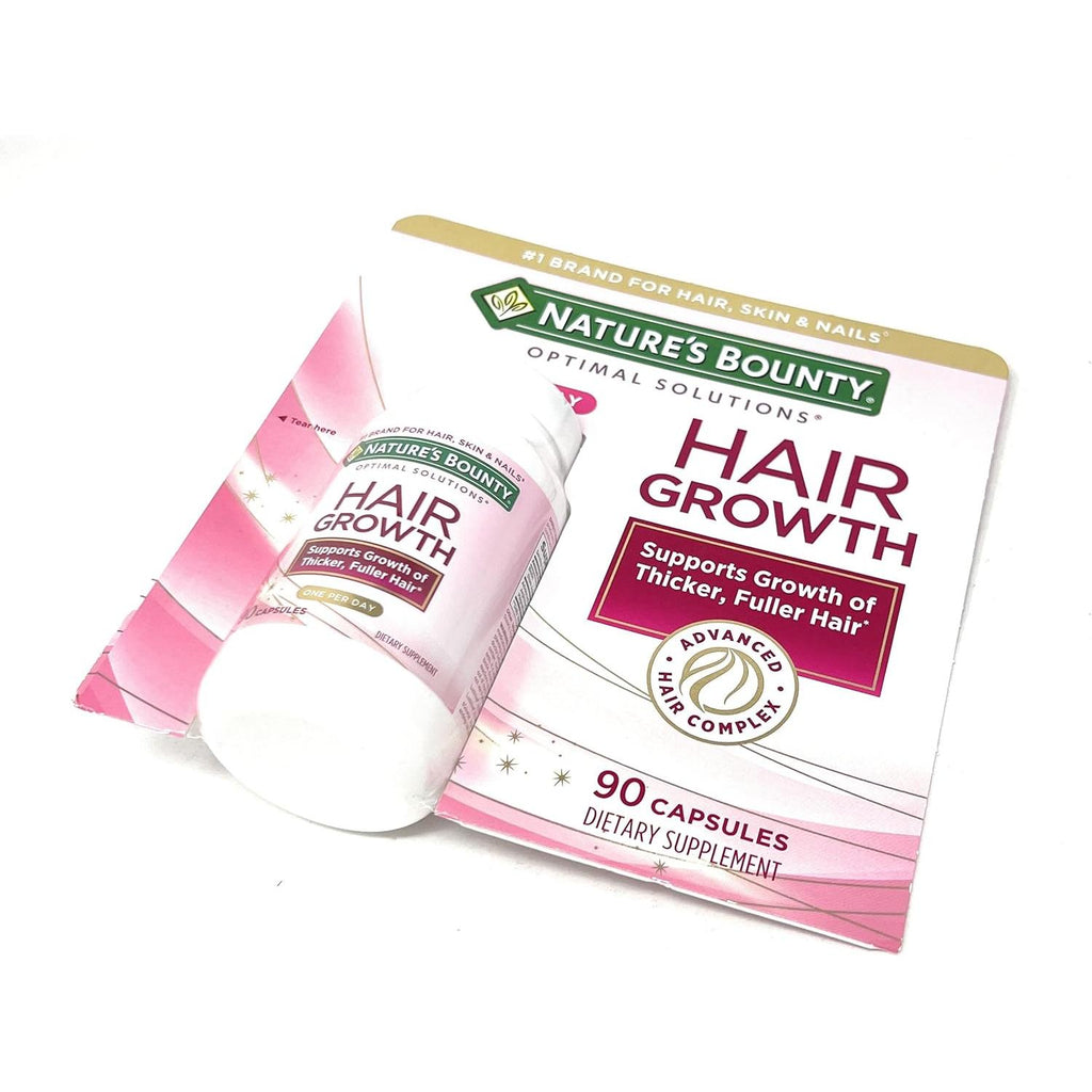 Nature's Bounty Hair Growth Supplement, 1 Per Day, Clinically Shown to Support Thicker, Fuller Hair, with Biotin, Silicon & Arginine, 90 Capsules