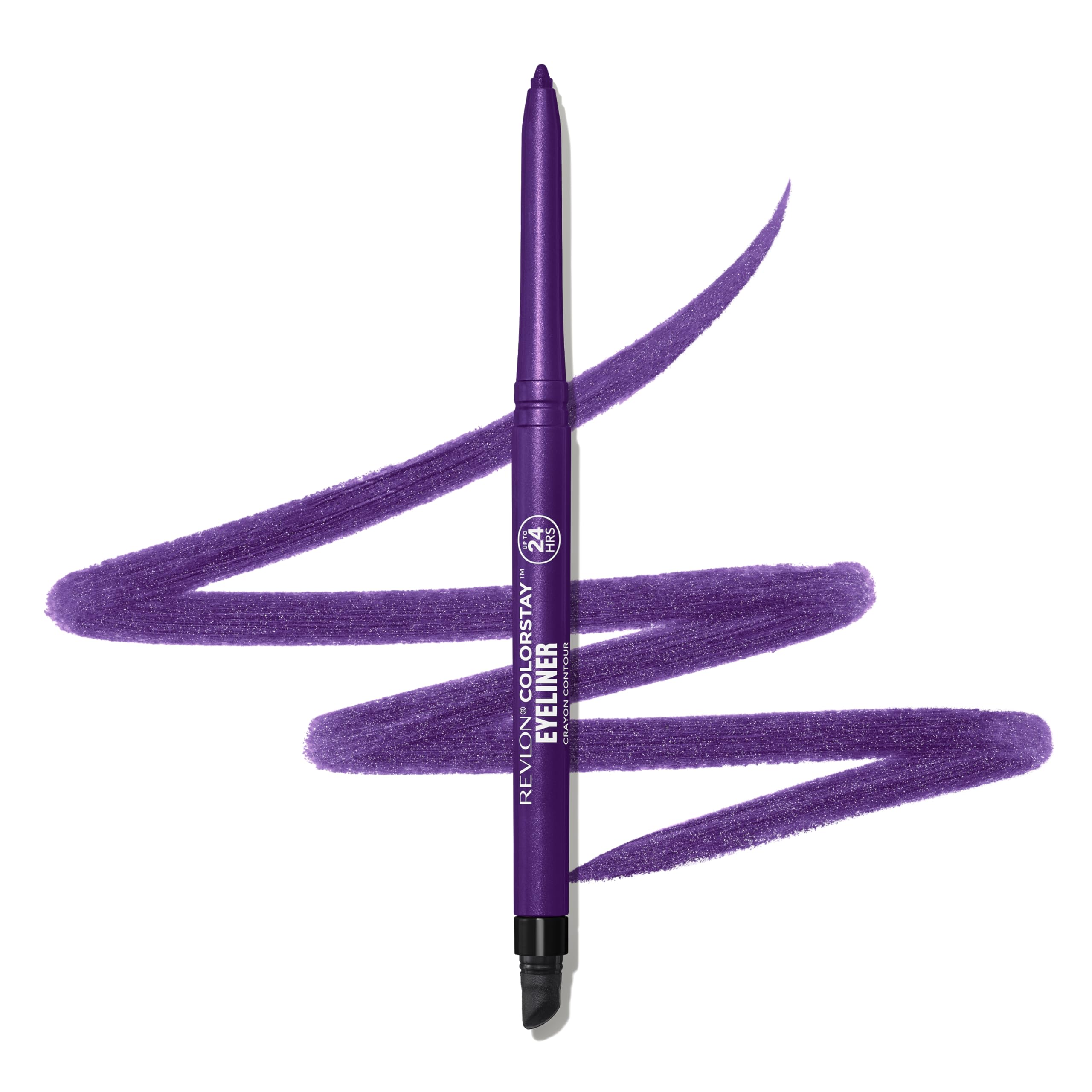 Revlon ColorStay Pencil Waterproof Eyeliner, Smudge-Proof, Eye Makeup with Built-In Sharpener, Stocking Stuffer for Women, 202 Black Brown, 0.01 oz