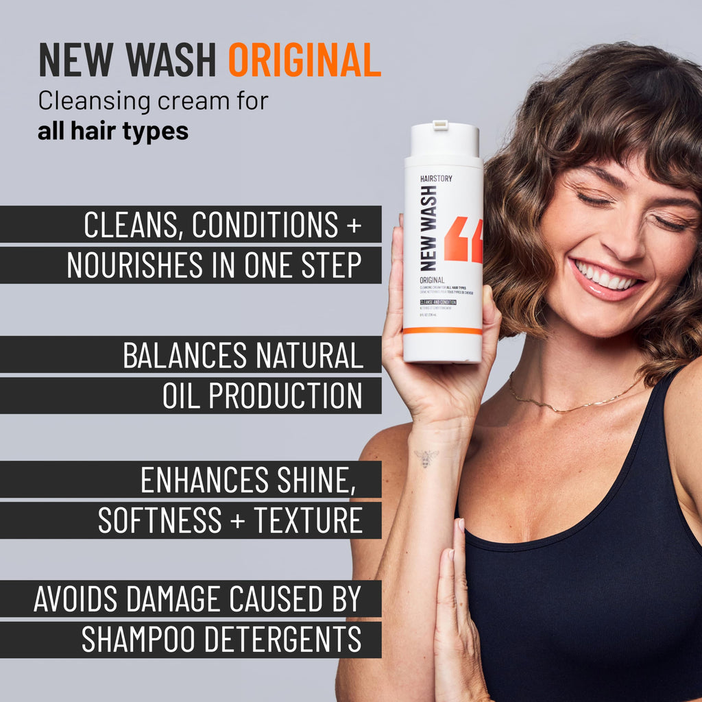 Hairstory New Wash Original Better Bottle, 8oz