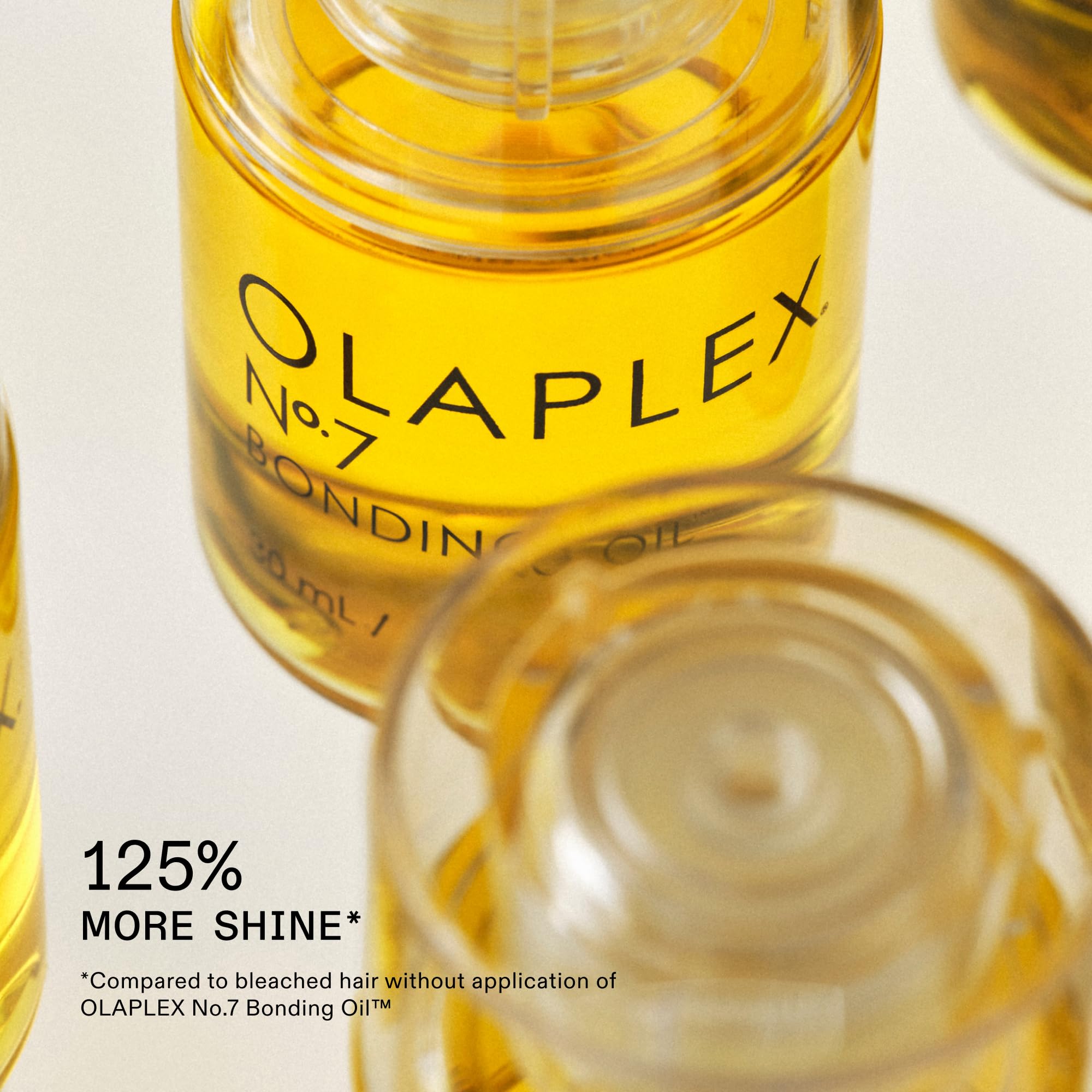 Olaplex No. 7 Bonding Oil, Concentrated High Shine Heat Protectant | Visibly Smooths & Softens Hair | Added Color Vibrancy | Up to 72 Hour Frizz Control | For All Hair Types | 1 fl oz