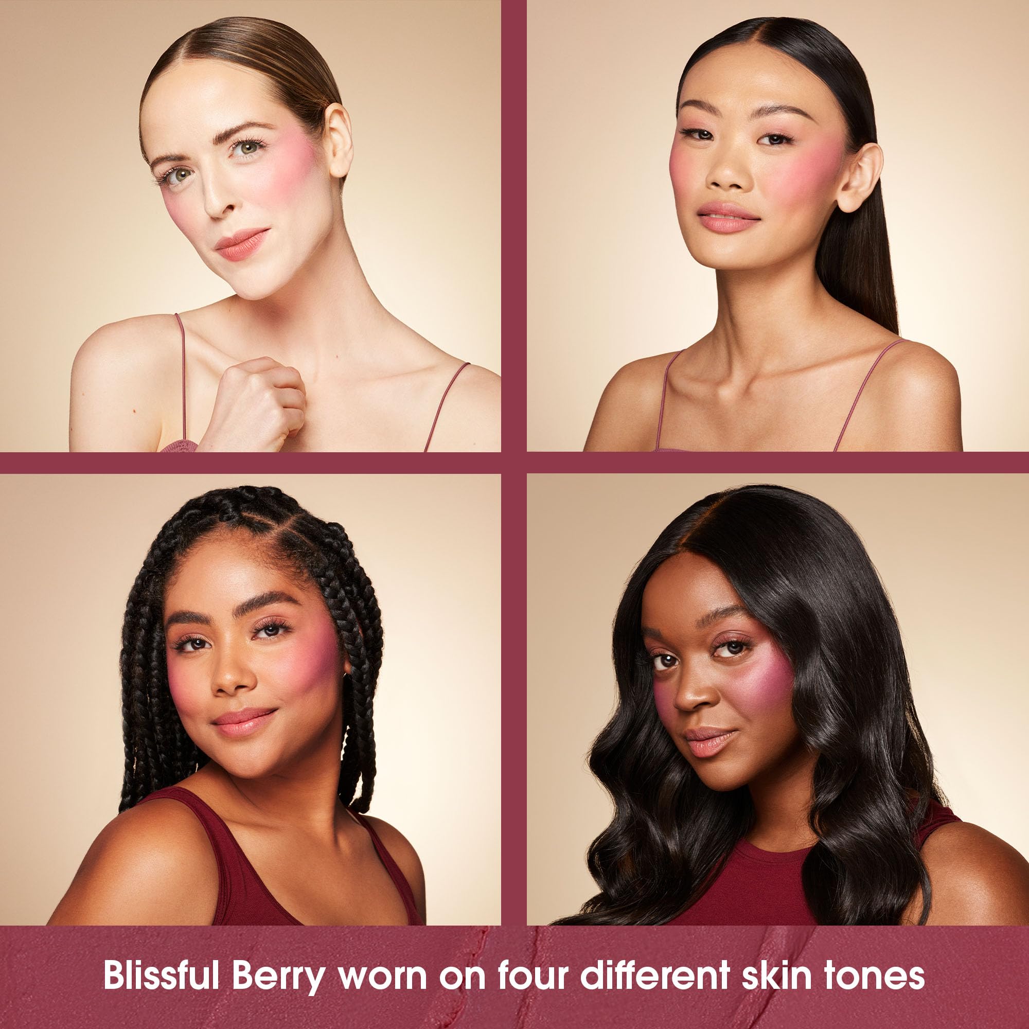 Beautyblender Bounce Liquid Whip Cream Blush, Dewy Glow, Long-Lasting, Buildable Color, Vegan with Hyaluronic Acid & Vitamin C, Playful Peach