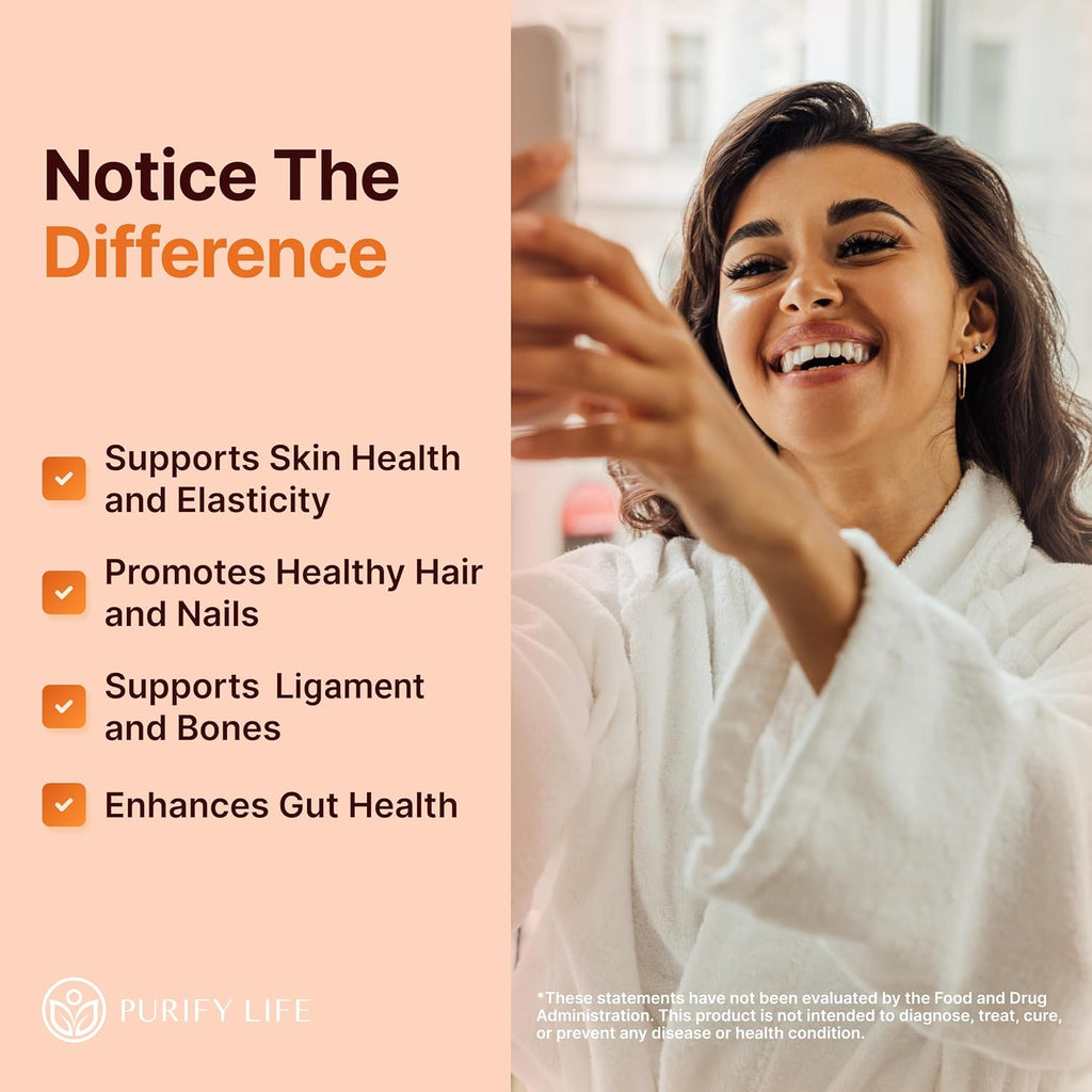 Sugar-Free Marine Collagen Gummies (90 Collagen Chews) Potent 500mg Collagen Gummy for Hair Growth, Healthier Skin & Nails, Pore Reducer & Elasticity Hydrolyzed, Gluten Free, Boosted w Shuddha Gugulu