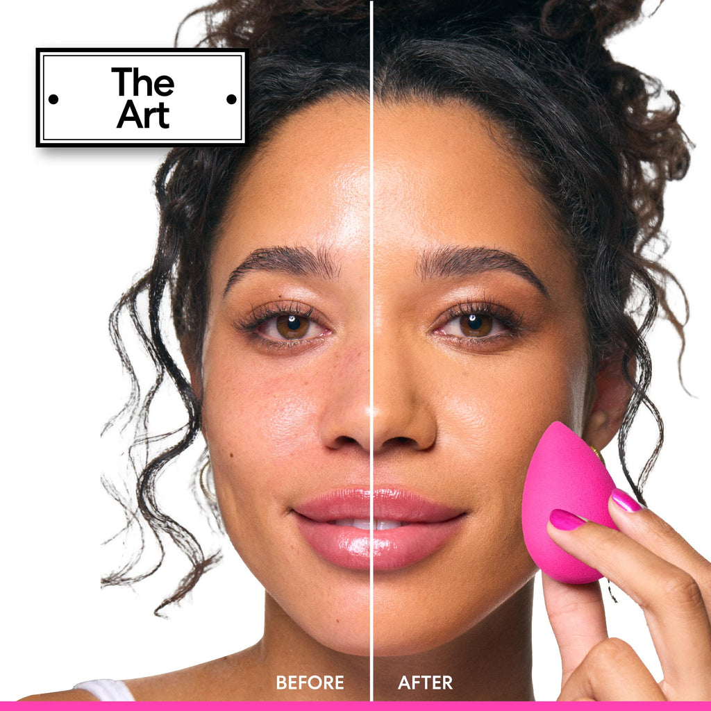 Beautyblender Foam Pop Blending Duo - Makeup Sponge Set with Original beautyblender & Micro Mini - Precise Application for Foundation, Concealer & Highlighter - Latex-Free, Reusable, Vegan
