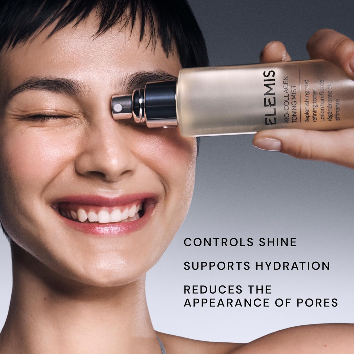 ELEMIS Pro-Collagen Toning Mist 150ml, Hydrating PHA Facial Mist to Refine Pores & Smooth Skin