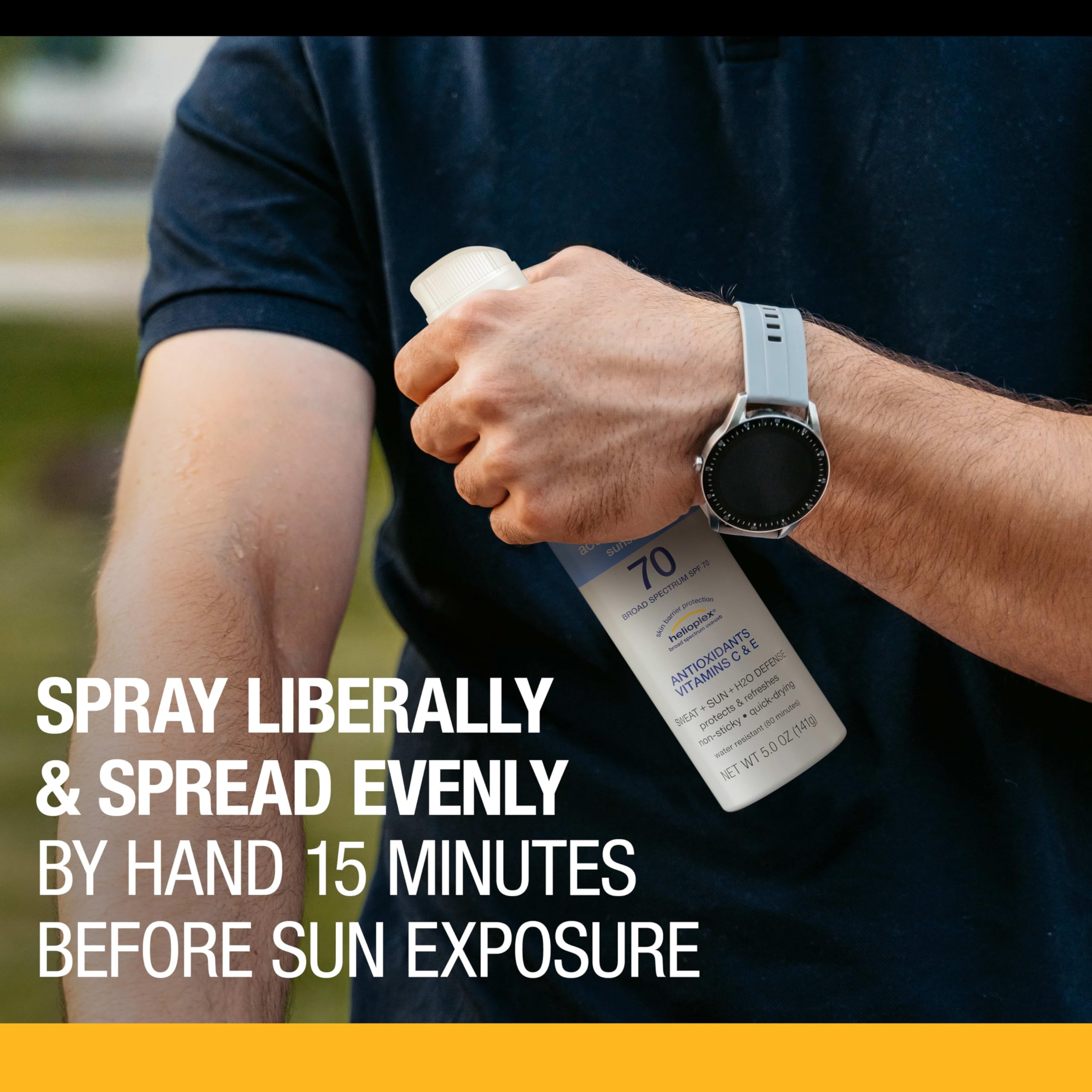 Neutrogena Sport Face Sunscreen SPF 70+, Oil-Free, 2.5 fl oz, Sweat & Water-Resistant, Broad-Spectrum UVA/UVB, Nourish & Restore Skin Balance, Oxybenzone Free Sunscreen For Face