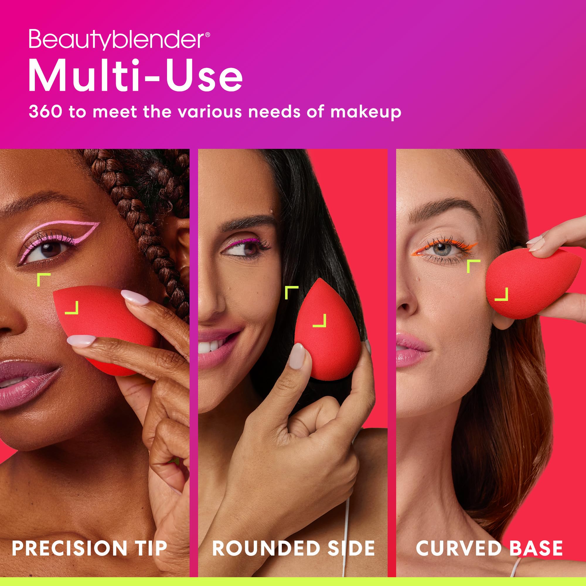 Beautyblender® | Bubble Beauty Blender Makeup Sponge, Super-Soft Foam Easily Blends Foundations, Powders & Creams, Made in USA, Reusable, Washable, Streak Free Application, Vegan, Cruelty Free