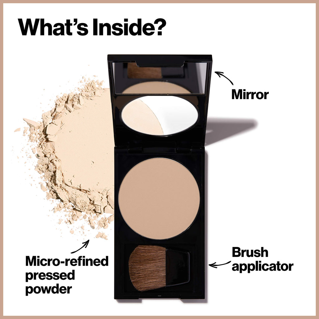 Revlon PhotoReady Blurring Face Powder Makeup, Longwear, Light-Medium Coverage, Stocking Stuffer for Her, Shine & Oil-Free, 020 Light Medium, 0.25 oz
