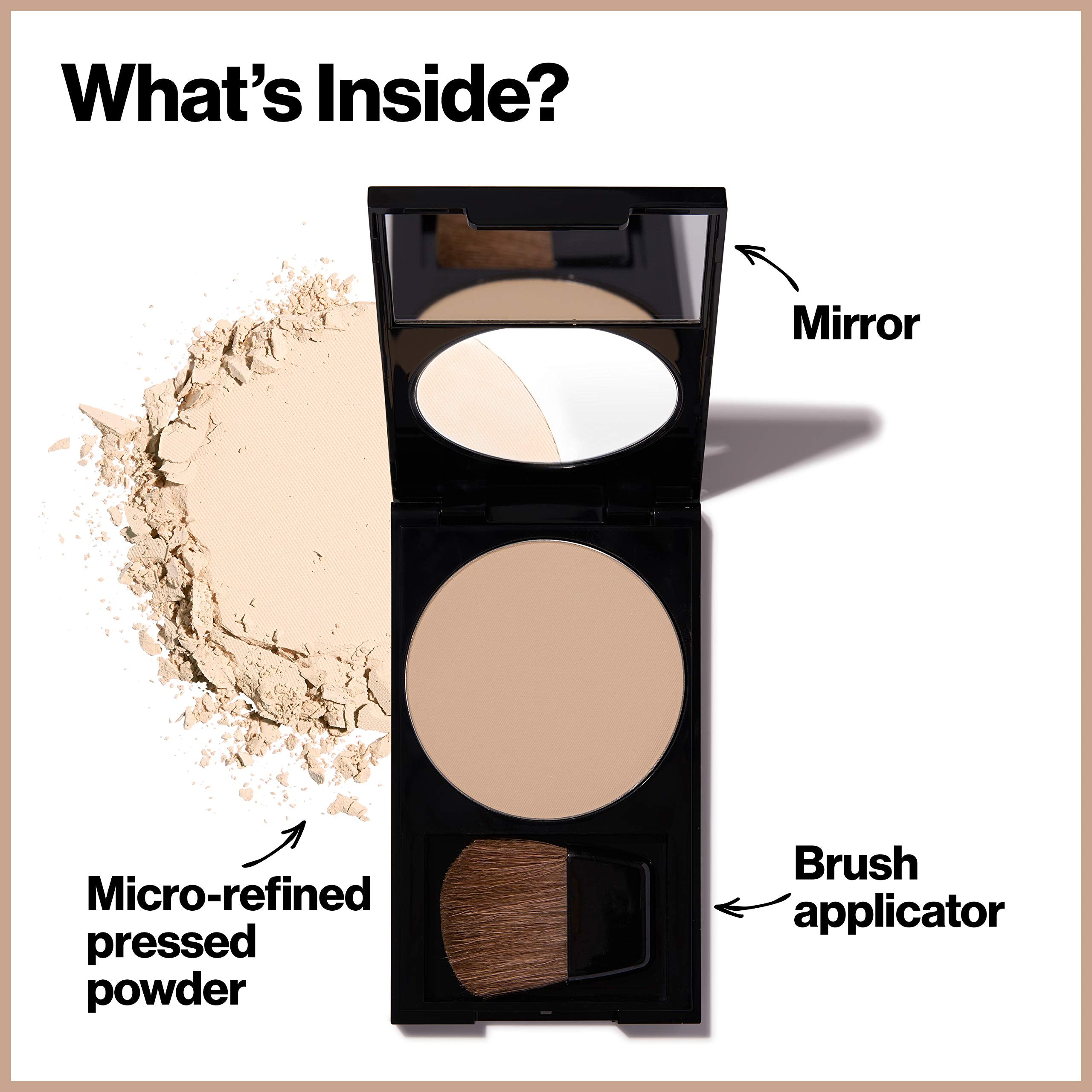 Revlon PhotoReady Blurring Face Powder Makeup, Longwear, Light-Medium Coverage, Stocking Stuffer for Her, Shine & Oil-Free, 020 Light Medium, 0.25 oz