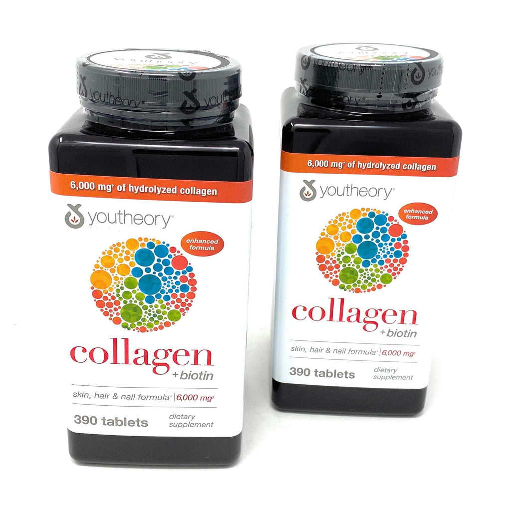 Youtheory Collagen Advanced Formula Tablets - 390 ct (2-Pack for 780 Ct)
