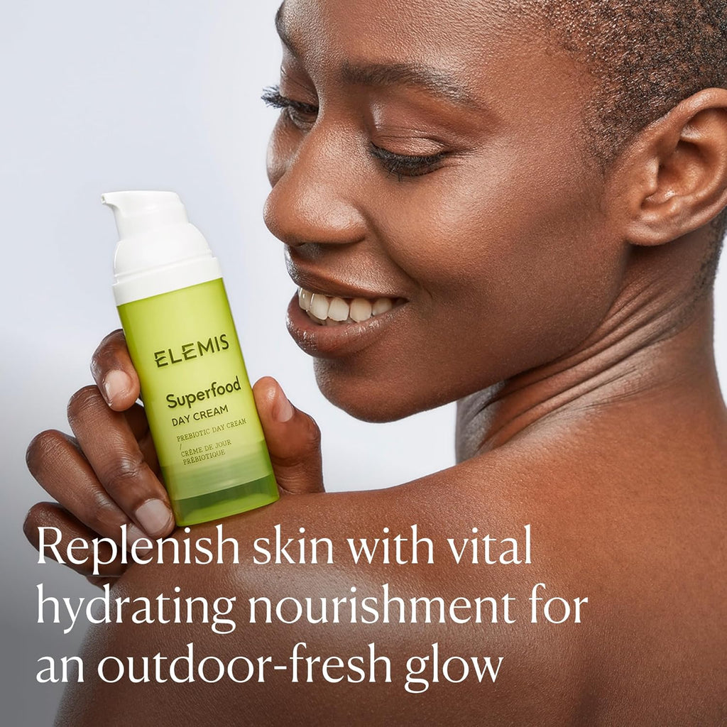 ELEMIS Superfood Day Cream | Vitamin-Rich Lightweight Prebiotic Daily Moisturizer Replenishes, Hydrates and Protects for Radiant, Healthy Skin | 50 mL