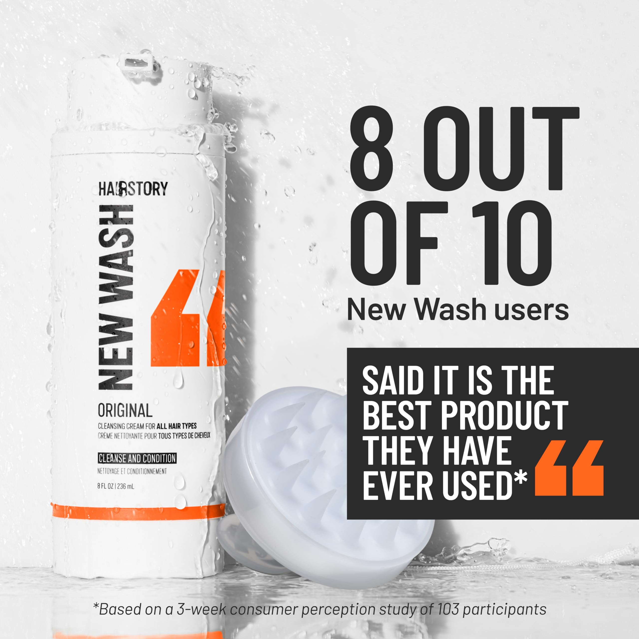 Hairstory New Wash Original Better Bottle, 8oz