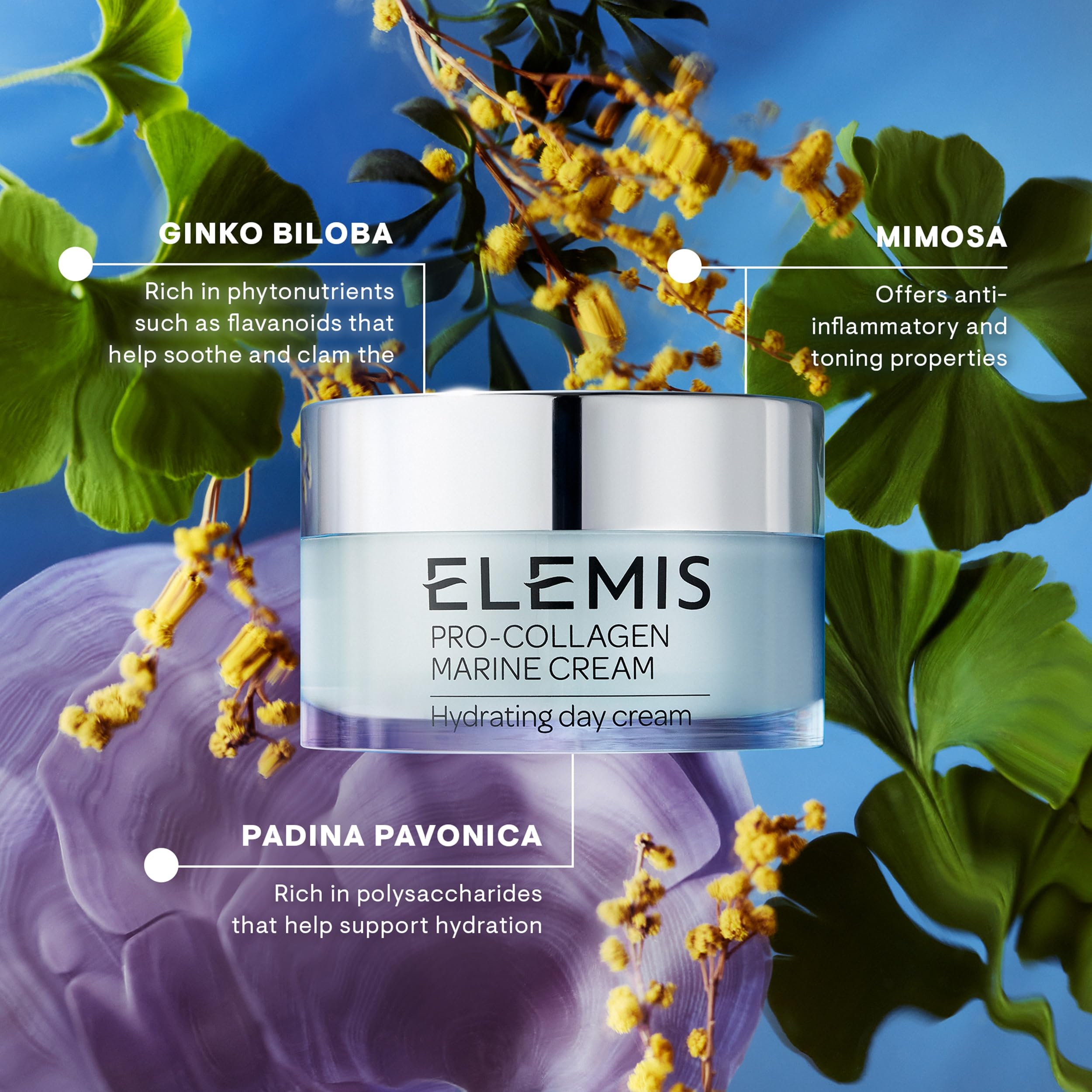 ELEMIS Pro-Collagen Marine Cream, Lightweight Anti-Wrinkle Daily Facial Moisturizer