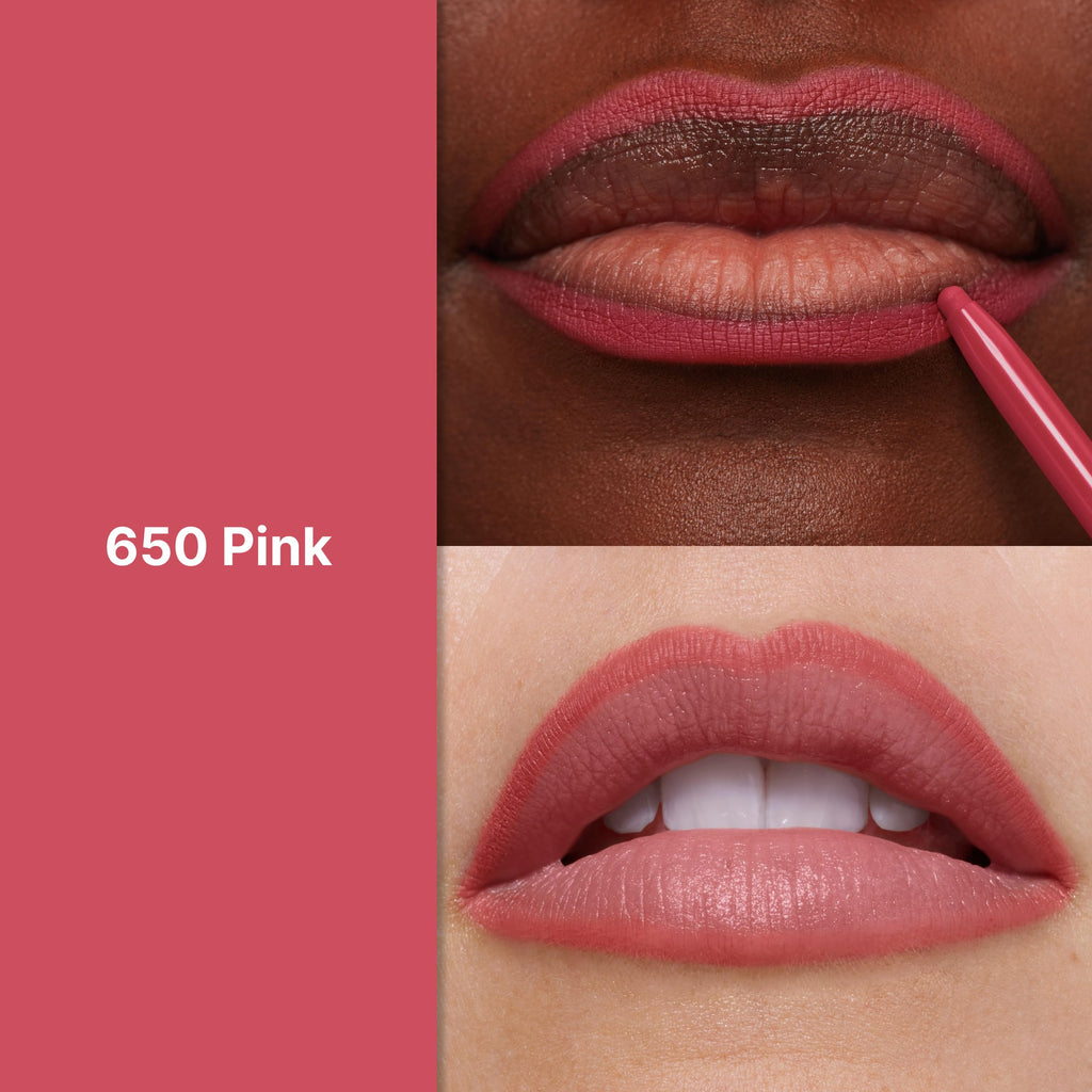 Revlon Colorstay Lip Liner Makeup with Built-in-Sharpener, Longwear Rich Colors, Smooth Application, 630 Nude, 0.01 oz