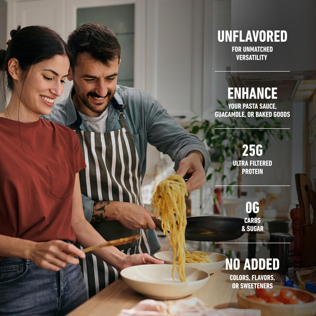 Isopure Zero Carb 100% Pure Whey Isolate Protein Powder, Lactose Free, Gluten Free, with Vitamins, Unflavored, 25g Protein Per Serving, 1 Lb, 16 Servings (Packaging May Vary)