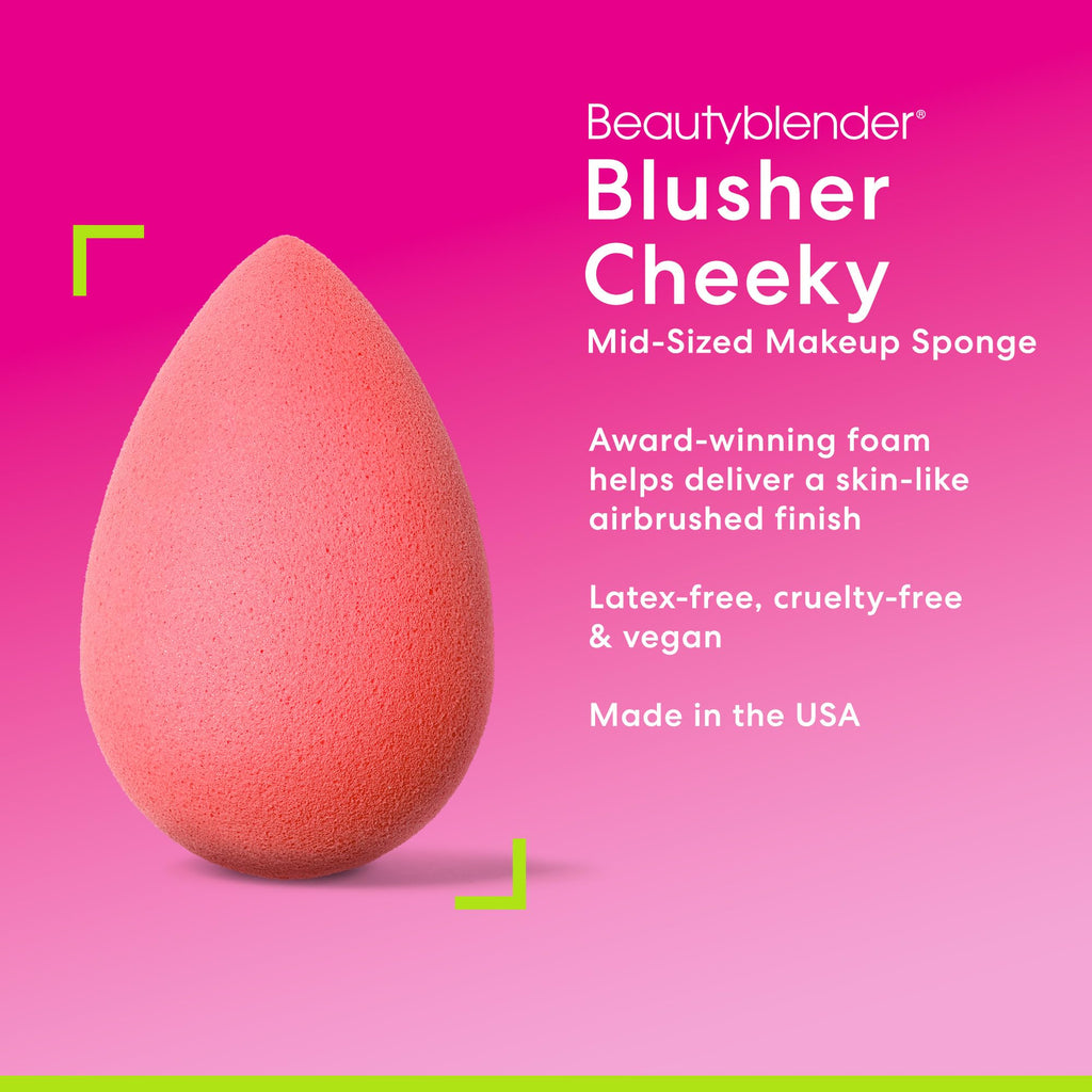 Beautyblender® | Original Pink Beauty Blender 2-Piece Bundle for Blending Foundations, Powders, and Creams, Super-Soft Foam for Streak-Free Application, Made in the USA, Reusable, Washable