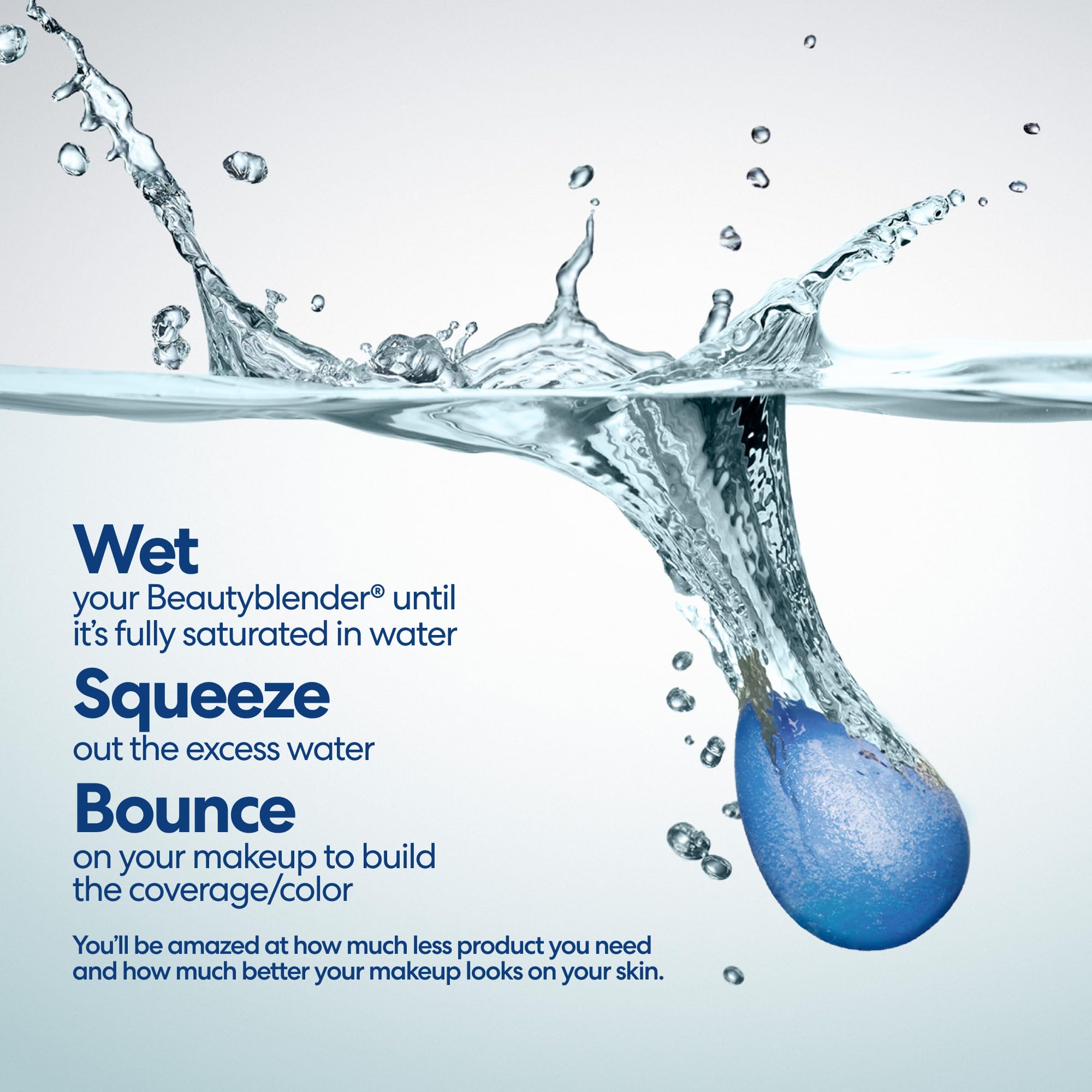 Beautyblender® | Bubble Beauty Blender Makeup Sponge, Super-Soft Foam Easily Blends Foundations, Powders & Creams, Made in USA, Reusable, Washable, Streak Free Application, Vegan, Cruelty Free