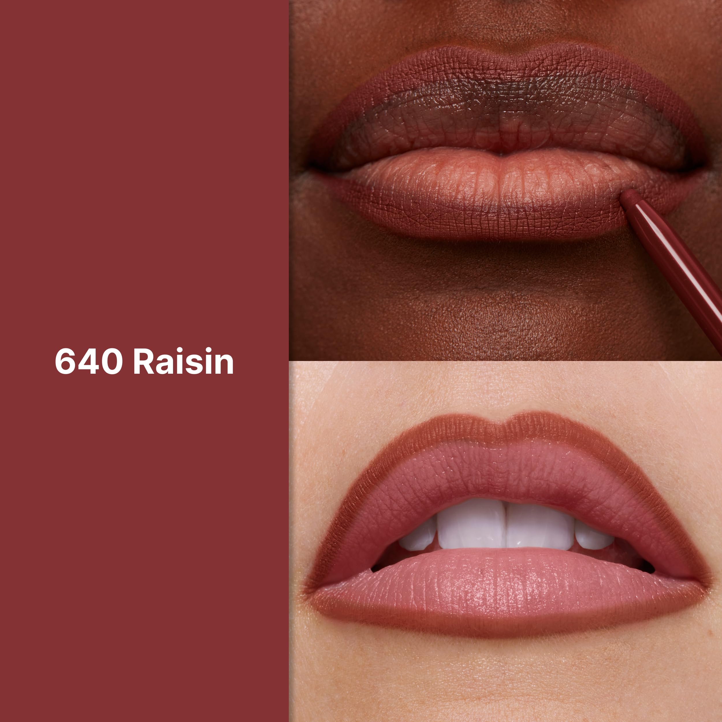Revlon Colorstay Lip Liner Makeup with Built-in-Sharpener, Longwear Rich Colors, Smooth Application, 630 Nude, 0.01 oz