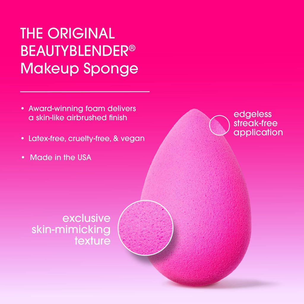 Beautyblender® | House of Bounce Set – Makeup Sponge & Sponge Storage Stand, Professional Smooth Blending Application, Vegan & Cruelty Free, Made in the USA
