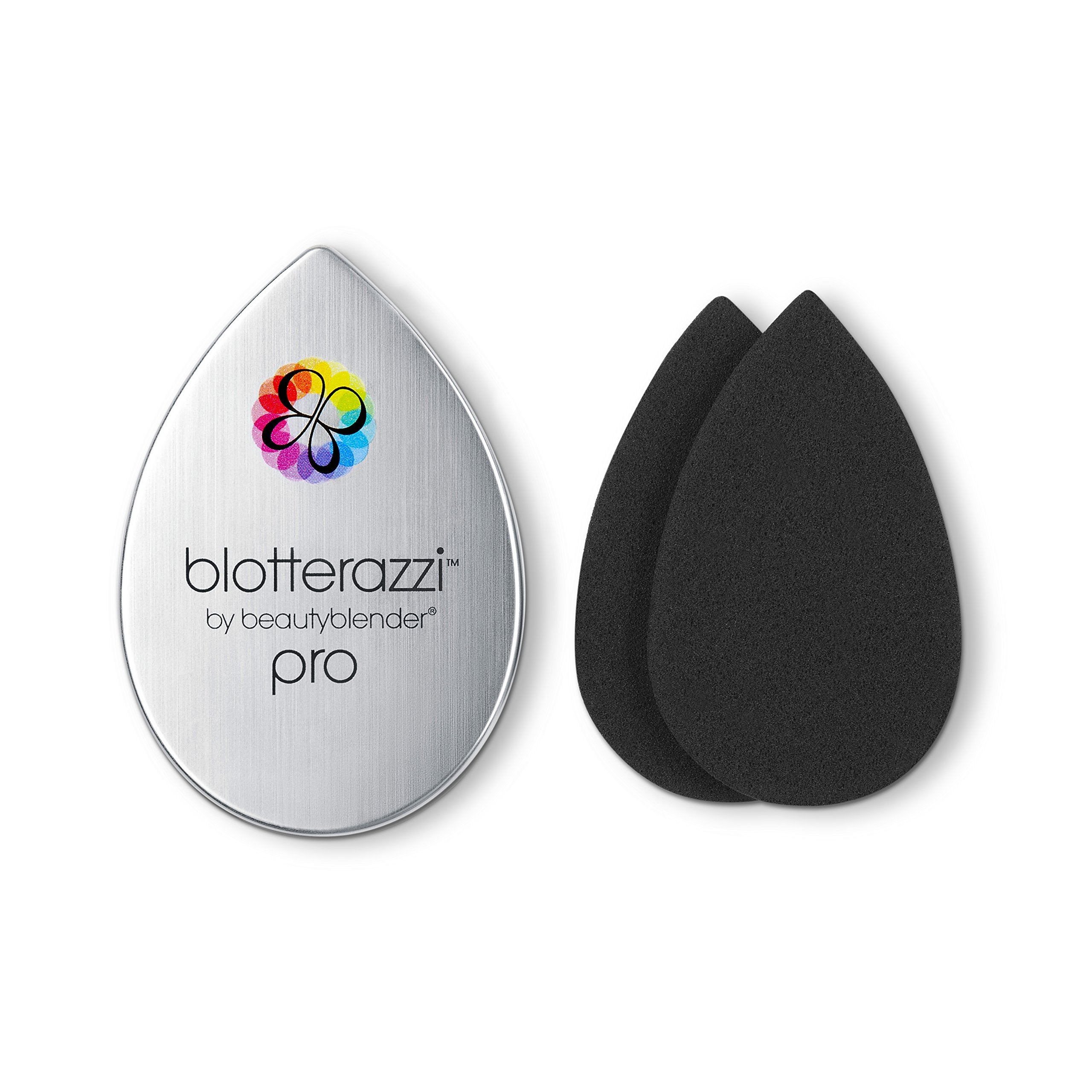 Beautyblender® | Blotterazzi® Pro Reusable Makeup Blotting Sponge, Includes Mirrored Compact, Re-Texturize Makeup, Absorb Excess Oil and Shine