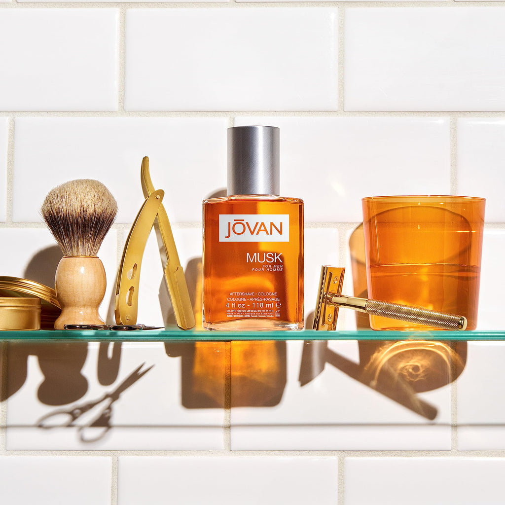 Jovan Musk for Men Eau de Cologne Spray 3 fl oz (Pack of 1), Notes of Carnation, Lavender, and Amber, Men's Fragrance, Long Lasting, Everyday Fragrance, Travel Size