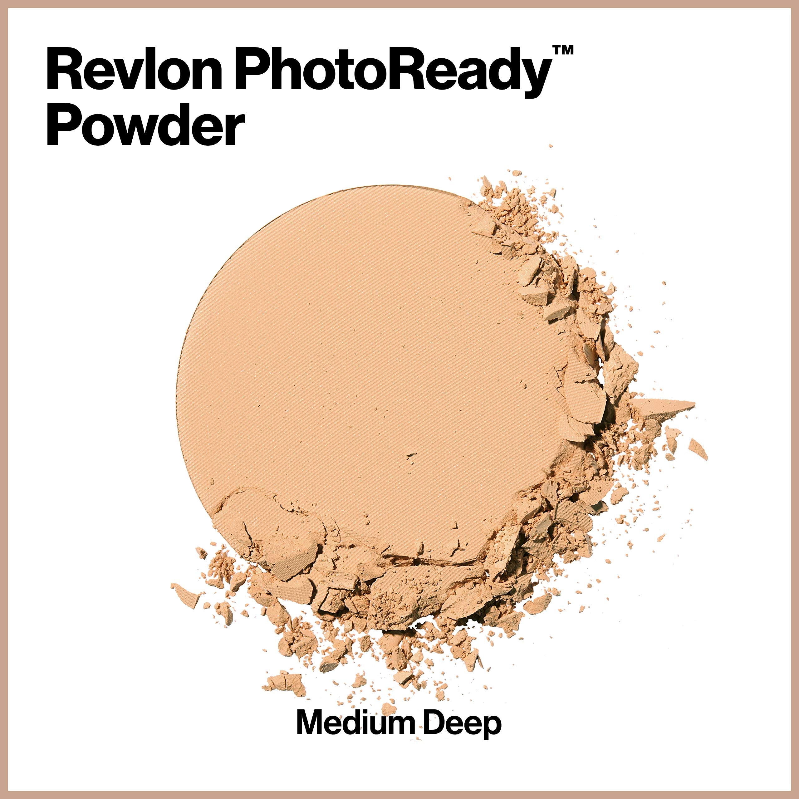 Revlon PhotoReady Blurring Face Powder Makeup, Longwear, Light-Medium Coverage, Stocking Stuffer for Her, Shine & Oil-Free, 020 Light Medium, 0.25 oz